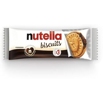 Nutella Biscuits Filled With Hazelnut Spread With Cocoa  T3, 1.46 Oz  41.4 G