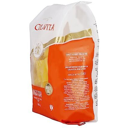 Colavita Rigatoni Pasta (500G) | Hard Durum Wheat Pasta | Imported From Italy