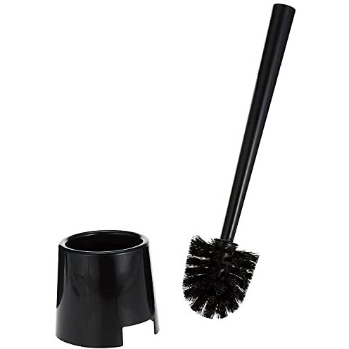 Ikea Plastic Toilet Brush/Holder, Black, Pack Of 1