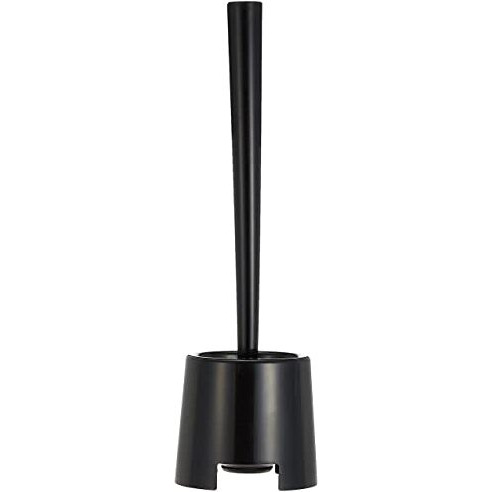 Ikea Plastic Toilet Brush/Holder, Black, Pack Of 1