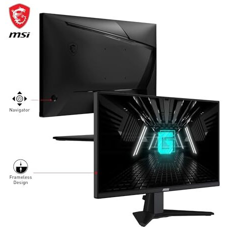 Msi G255F 24.5 Inch Fhd Gaming Monitor - 1920 X 1080 Rapid Ips Panel, 180 Hz / 1Ms (Gtg), 99% Srgb Colour Gamut, Adaptive-Sync - Dp 1.2A, Hdmi 2.0B Cec