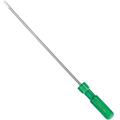 Taparia 833 Steel (4.0 X 0.6Mm) Flat Tip Screw Driver (Green And Silver)