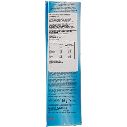 Gullon Sugar Free Fibre Biscuits, 170G