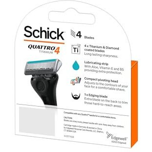 Schick Quattro Titanium (Ng) Refill 4S