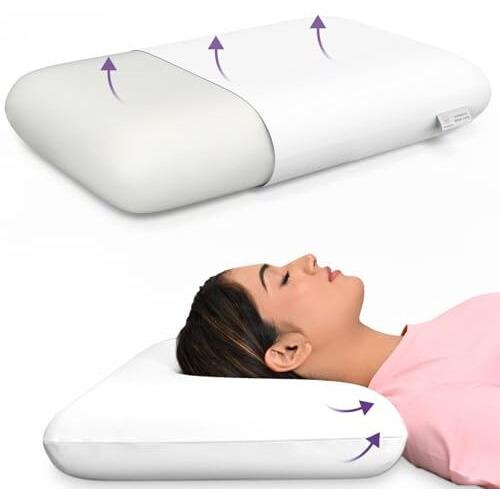 My Armor Memory Foam King Size Pillow - 5 Inch High | 2 Years Warranty | Orthopedic Pillows For Sleeping, Without Cover - Pack Of 1