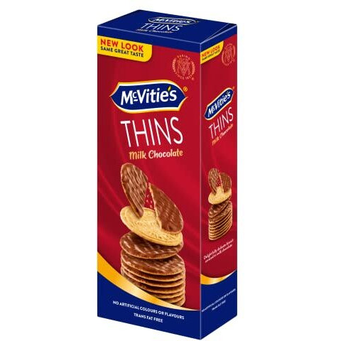 Mcvitie's Digestive Thins Milk Chocolate Biscuit, 150G