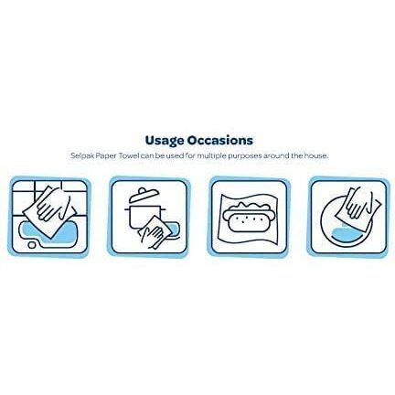 Selpak Calorie Absorber Kitchen Towel Paper Tissue - 3 Roll