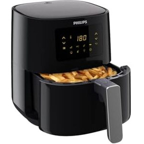 Philips Essential Air Fryer Hd9252/70 With Rapid Air Technology, Uses Up To 90% Less Fat, 7 Presets Touch Screen