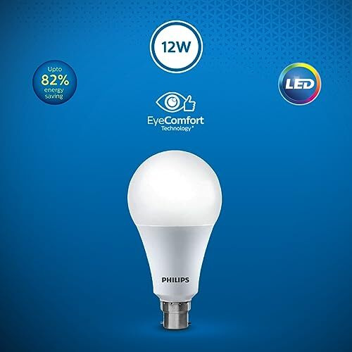 Philips Stellarbright 12-Watt Led Bulb B22 Base (Crystal White, Pack Of 2)