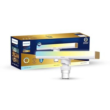 Philips 10W B22 Led T-Bulb | 3 Colors In 1 Led Bulb | Scene Switch T-Bulb For Home & Decoration | Color Tunable White | Pack Of 1 | Gold Perform Series