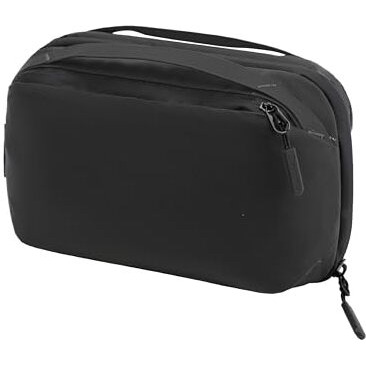 Destinio Waterproof Padded Gadget Organizer - Tech Pouch For Usb Cable, Travel Adapter, Laptop Mobile Charger, Power Bank, Ear Phones,Hard Disk, Digital Electronic Accessories Organiser Bag (Black)