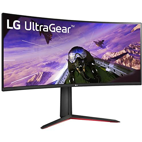 Lg Electronics Ultragear 219 Curved Gaming Led Monitor 86.42 Cm (34 Inch),Qhd 3440 X 1440,5Ms,160Hz,Amd Freesync Premium,Hdr 10,Srgb 99%,Height Adjust Stand,Dp,Hdmi,Speaker,Headphone Out,34Gp63A