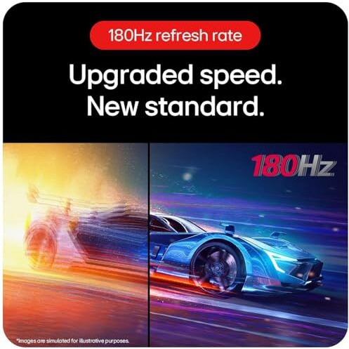 Lg 27Gs65F 27 Inch Ultragear Ips Full Hd Gaming Monitor (1920 X 1080), 1Ms, 180Hz, Hdr 10, Nvidia G-Sync, Amd Freesync Compatible, Displayport, Hdmi, Hp Out, Tilt/Height/Pivot Adjustments, Black