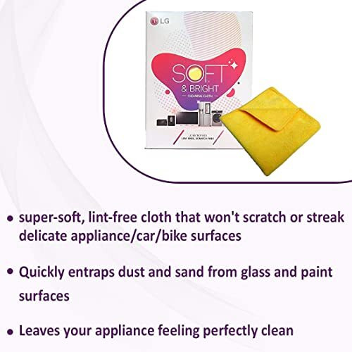 Lg Smart Shelter Appliance Care Microfibre Cloth -Pack Of 3