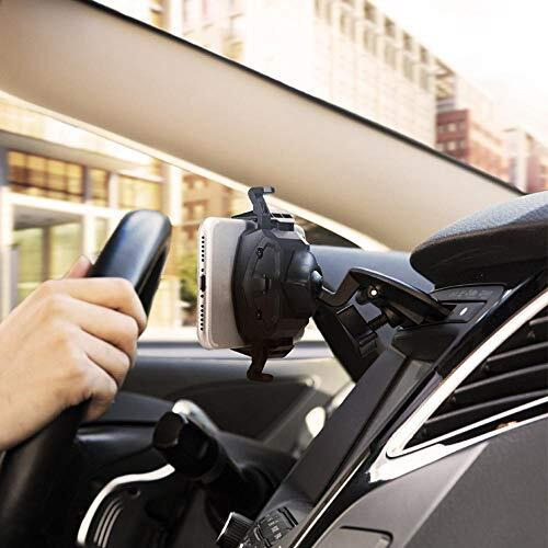 Spigen Cd Slot Car Mobile Holder [One Touch][Stable Hold][360 Rotational] Compatible With Most Smartphone Devices(Ts23) - Black
