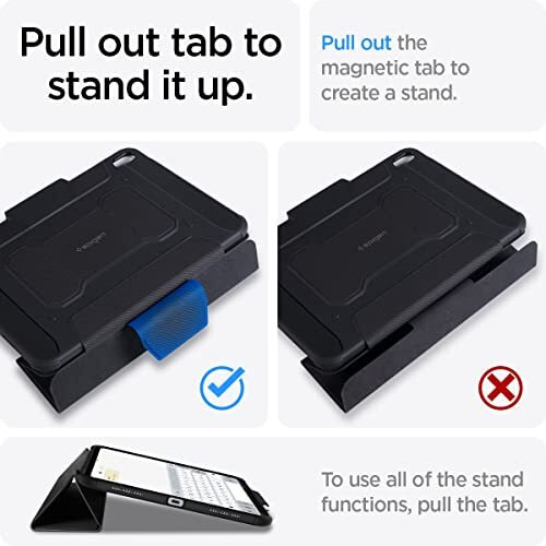 Spigen Rugged Armor Pro Back Cover Case Compatible With Ipad Pro 11 Inch (2021 | 2020 | 2018) - Black