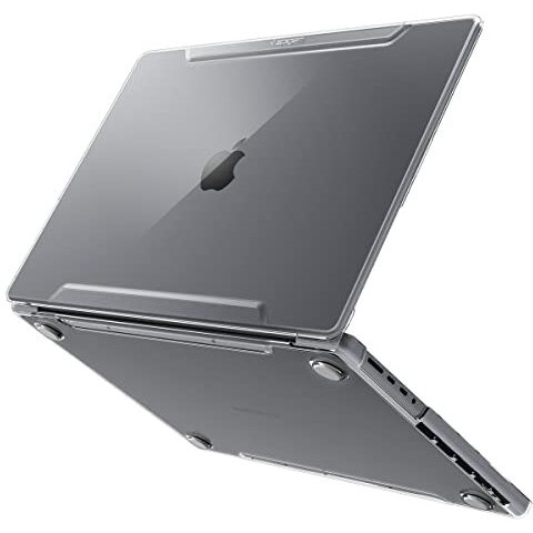 Spigen Thin Fit Designed For New Macbook Pro 14 Inch Transparent Hard Shell Case With M4/Pro/Max (2024) And M3/M2/M1/Pro/Max (2023-2021) - Crystal Clear