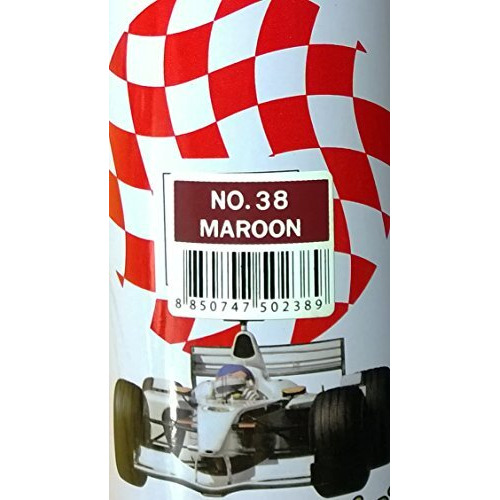 Bosny 38 Aerosol Spray Paint, Red, Maroon Gloss Finish 400 Ml