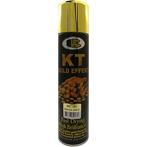 Bosny 182 Aerosol Spray Paint, 200Ml (Golden), Matt Finish