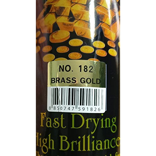 Bosny 182 Aerosol Spray Paint, 200Ml (Golden), Matt Finish