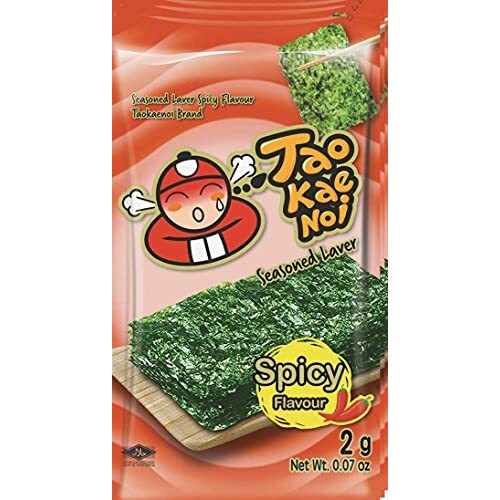 Tao Kae Noi Spicy Flavour Seasoned Laver, 16 G