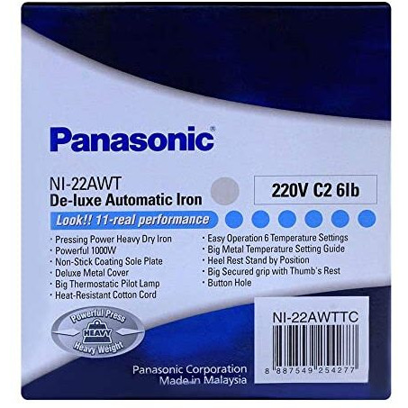 Panasonic Heavy Weight Iron 22Awt