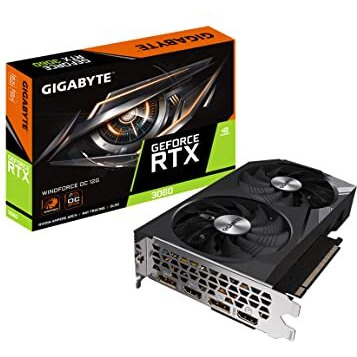 Gigabyte Nvidia Geforce Rtx 3060 Windforce Oc 12Gb Gddr6 Pci_E_X16 Graphics Card (Gv-N3060Wf2Oc-12Gd)