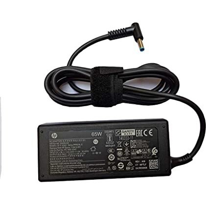 Hp 65W Ac Laptops Charger Adapter 4.5Mm For Hp Pavilion Black (Without Power Cable)
