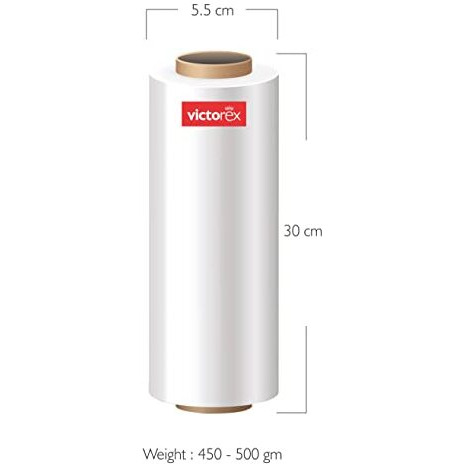 Victorex-Compostable Packing Material, 12 Inch (300 Mm), 100 Meters Length Per Unit, (Pack Of 2), White
