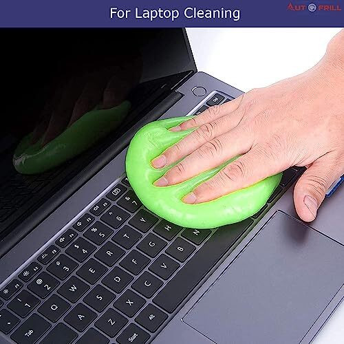 Autofrill Cleaning Gel For Car Ac Vent Interior Dust Keyboard Cleaner Super Clean Gel Cleaner Kit Universal Car Interior, Keyboard, Pc, Laptop, Cleaning Kit Car Cleaning Gel (Green-160 Gm) (Pack Of 2)