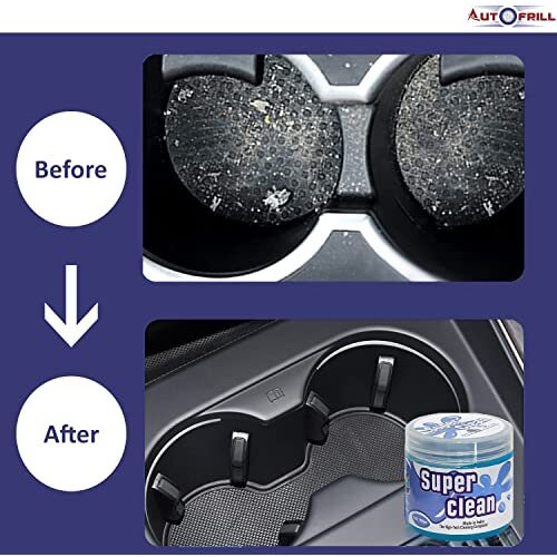Autofrill Cleaning Gel For Car Ac Vent Interior Dust Keyboard Cleaner Super Universal Car Interior, Keyboard, Pc, Laptop, Electronic Gadget Cleaning Kit Car Cleaning Gel (Blue - 160 Gm) (Pack Of 2)