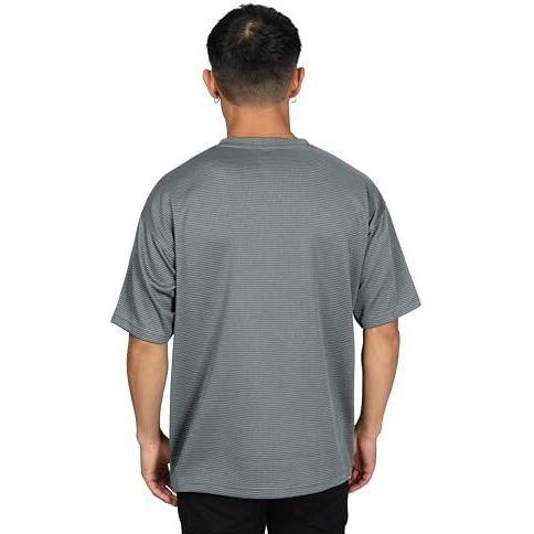 Shodox Mens Solid Dotted Unique Design Oversized Tshirt For Men - Round Neck Loose Fit Drop Shoulder Mens T-Shirt (Pack Of 2)