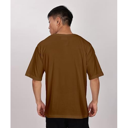 Shodox100% Cotton Relaxed Fit Solid T-Shirt For Men's (Pack Of 1)