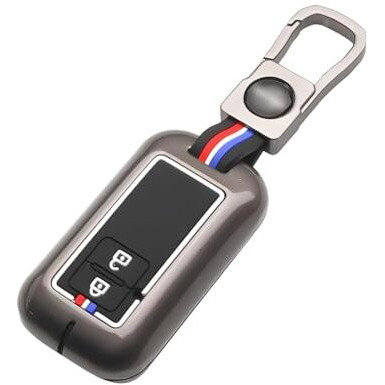 Namani Car Keychain Cover Metal Compatible With Baleno, Grand Vitara, Xl6, Swift, Brezza, Celerio, Ignis, Ertiga, Dzire, Fronx, Urban Cruiser, Rumion, Glanza, Hyryder 2 Button Smart Key