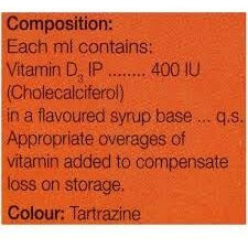 Vitomin-D3 Drops - Vitamin D3 (Cholecalciferol) Drops Of Cipla- 30 Ml