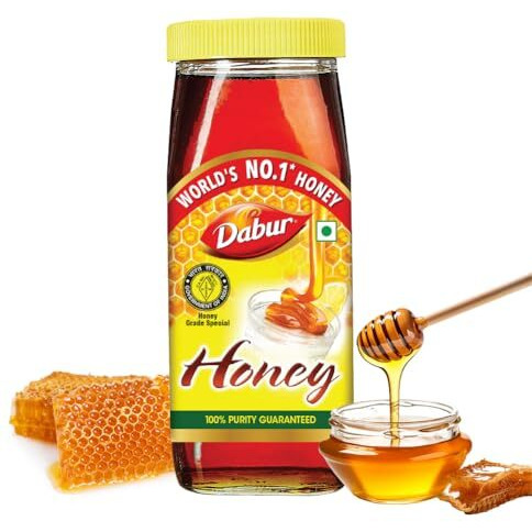 Dabur Honey - 1.2Kg | 100% Pure | World's No.1 Honey Brand With No Sugar Adulteration