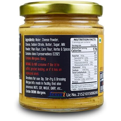 Wicked Gourmet Kitchen By Mirai I Classic Cheese Sauce I Real Dairy  Real Cheese I No Onions  No Garlic I No Oils I Rich & Smooth I Nachos, Sandwiches & Just About Everything Else I Nett Wt 180G