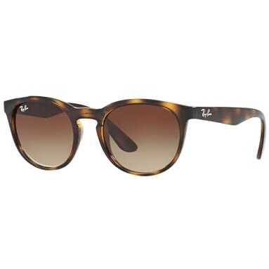 Ray-Ban Unisex Uv Protected Round Sunglasses ( 0Rb4252I|51 Mm|Brown Gradient)