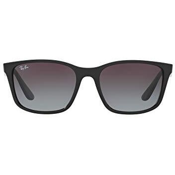 Ray-Ban Mens Gradient Uv Protected Square Sunglasses (Black, 56Mm)
