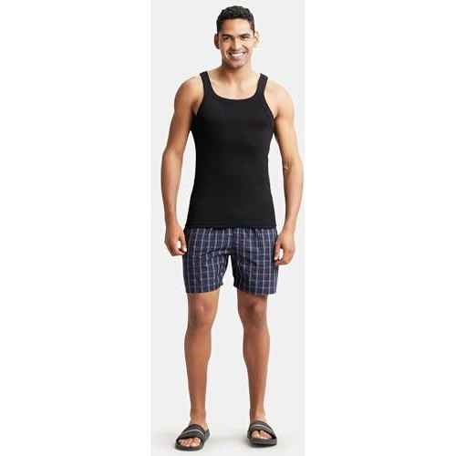 Jockey Men's Cotton Boxers (Pack Of 1) (1222-0110-Asstd Assorted Xl_Assorted Checks_Xl)