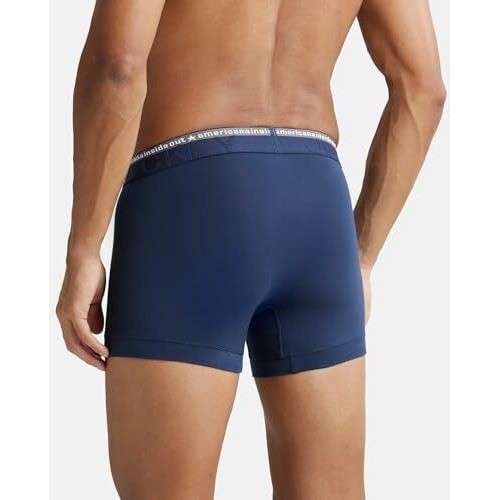 Jockey Men's Cotton Trunks (Pack Of 1) (Us60-0105-Navy_Medium_Navy_M)