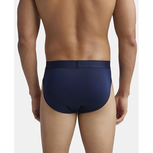 Jockey Men's Cotton Brief (Pack Of 1) (Ic24-0105-True Navy_Large_Grey, Navy_L)
