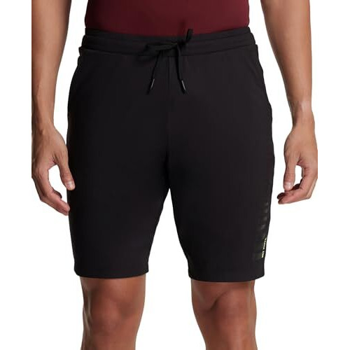 Jockey Men's Regular Fit Shorts (Sp19_Black_L)