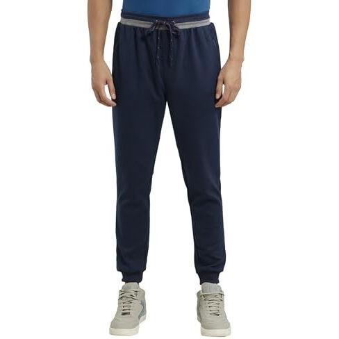Jockey Men's Relaxed Fit Joggers (Am05_Navy_Large)