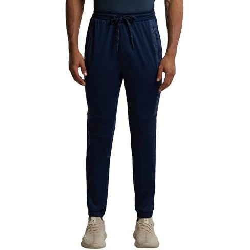 Jockey Men's Relaxed Fit Joggers (Mv12_Navy_M)