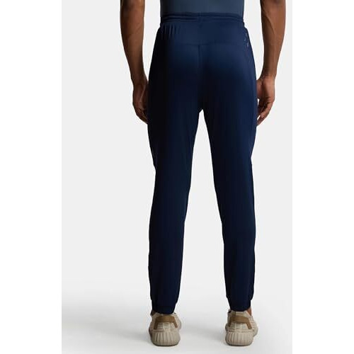 Jockey Men's Relaxed Fit Joggers (Mv12_Navy_M)