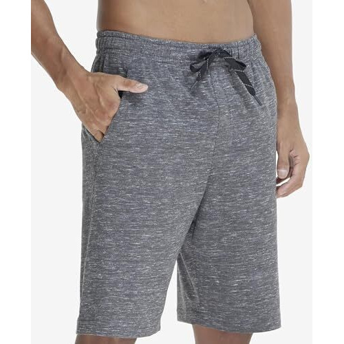 Jockey Men's Cotton Shorts (Pack Of 1) (Sp26_Cool Grey Melange_M_Cool Grey Melange_M)