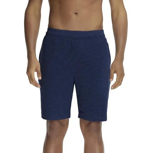 Jockey Men's Straight Fit Shorts With Side Zipper Pockets Mv23_Navy_L
