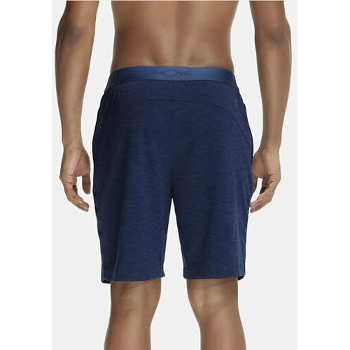 Jockey Men's Straight Fit Shorts With Side Zipper Pockets Mv23_Navy_L