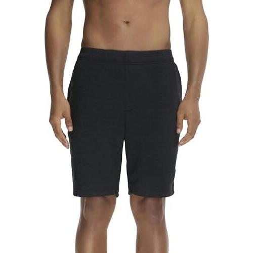 Jockey Men's Straight Fit Shorts With Side Zipper Pockets Mv23_Black_L